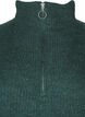 Strickpullover mit hohem Kragen und Rei&szlig;verschluss, Gr&uuml;n, Packshot image number 2