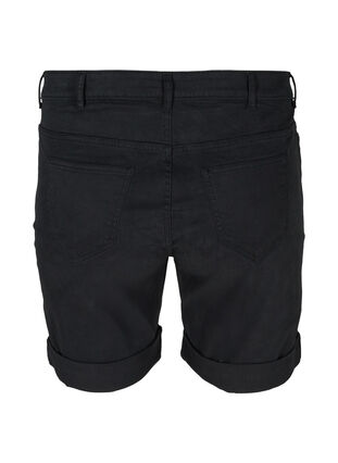 Denim Shorts, Black, Packshot image number 1