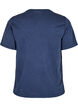 T-Shirt mit Ösen und Print, Navy Washed , Packshot image number 1
