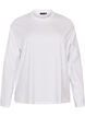Basic T-Shirt mit langen &Auml;rmeln, Wei&szlig;, Packshot image number 0