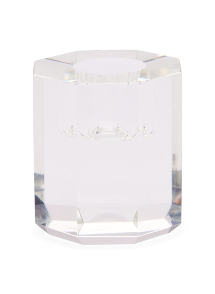 Kristall Kerzenhalter , Clear, Packshot image number 0