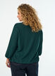 Bluse mit Struktur und 3/4-&Auml;rmeln, Gr&uuml;n, Model image number 2
