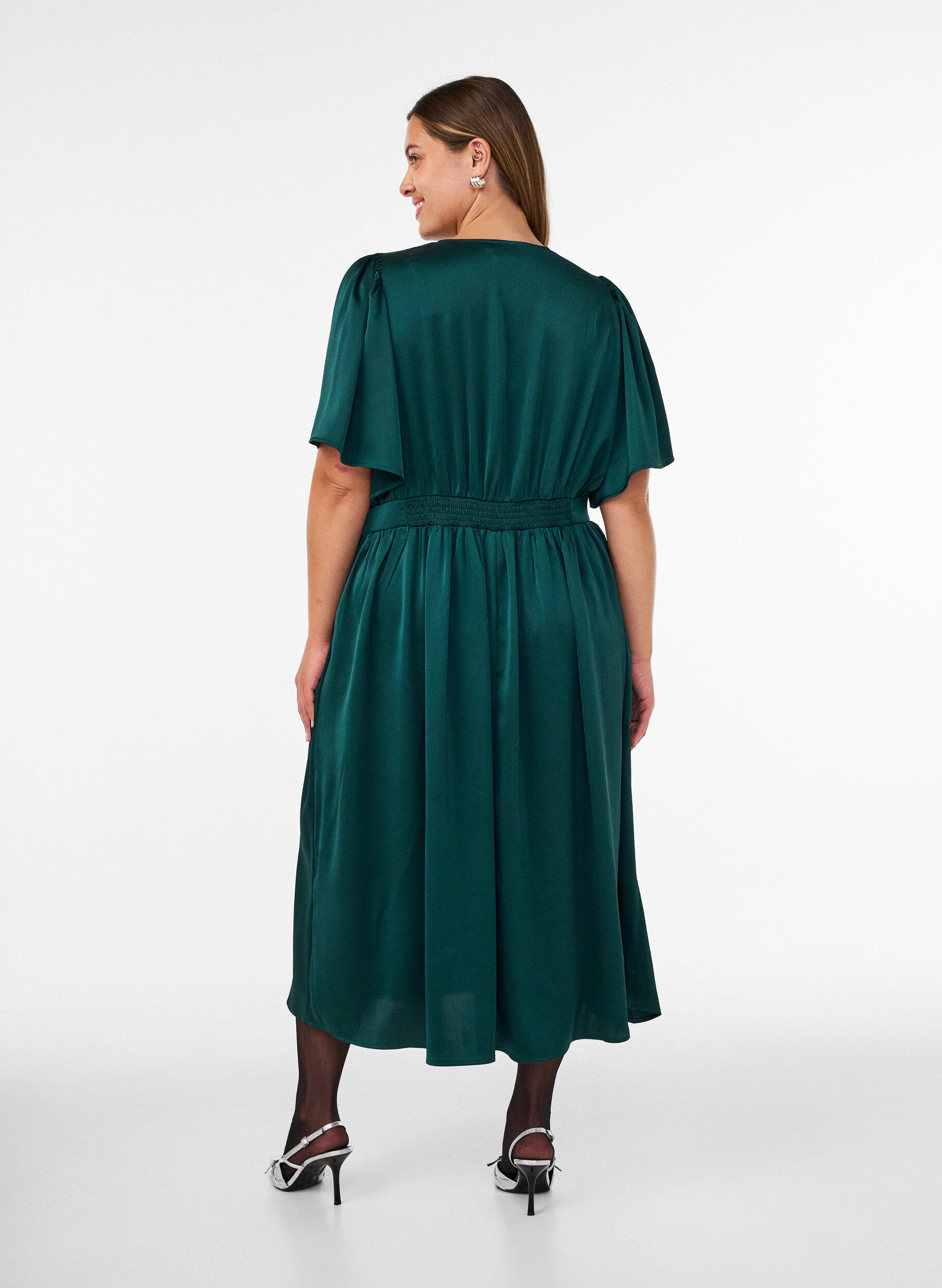 ZizziEmpire-Partykleid in Midil&auml;nge, Gr&uuml;n, Model image number 1