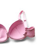 Wattierter BH mit Bügel und Spitze, lila, Packshot image number 3