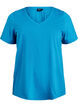 FLASH - T-Shirt mit V-Ausschnitt, Blau, Packshot image number 0