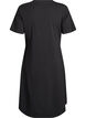 Kleid aus Baumwolle mit Twist-Detail, Schwarz, Packshot image number 1