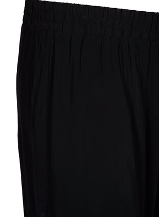 Locker sitzende Shorts aus Viskose, Black, Packshot image number 2