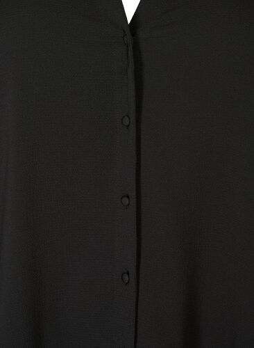 Midi-Kleid mit langen Ärmeln, Black, Packshot image number 2