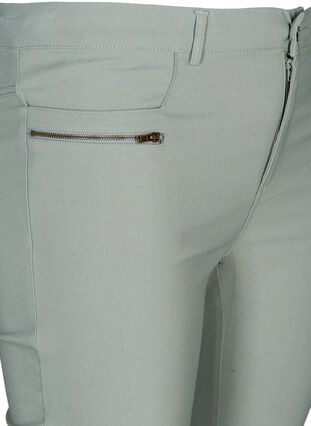 Slim Fit 3/4-Hose mit Reißverschluss, Slate Gray, Packshot image number 2