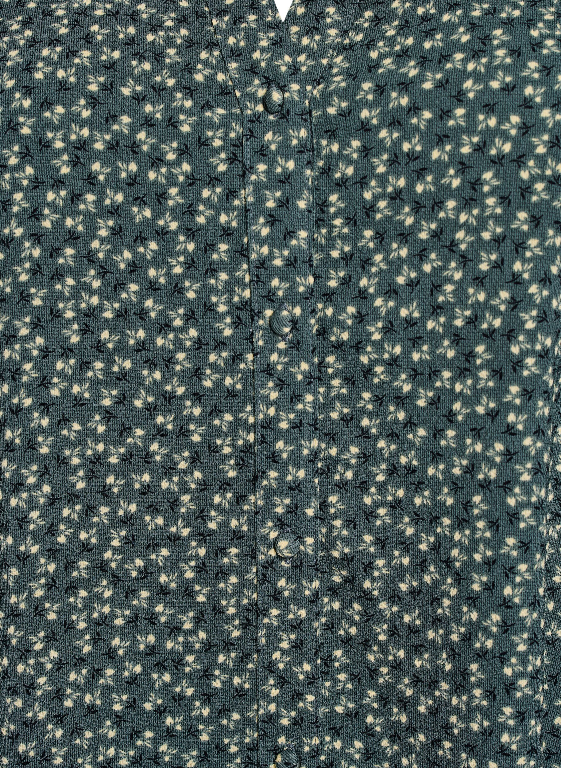 Zizzi A-Linien-Midi-Kleid mit kurzen &Auml;rmeln, Gr&uuml;n, Packshot image number 2