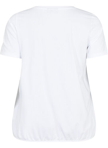 Baumwoll-T-Shirt mit Folien-Druck, B. White w. Believe, Packshot image number 1