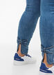 Cropped Amy Jeans mit hoher Taille und Schleife, Blue denim, Model image number 2