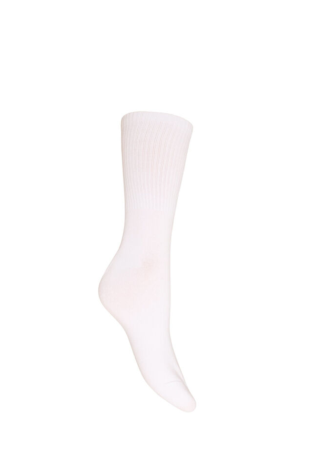 Socken aus Baumwolle mit Muster, Wei&szlig;, Packshot image number 1