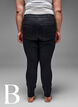 Slim fit Jeans mit normaler Taille, Black, Model image number 5