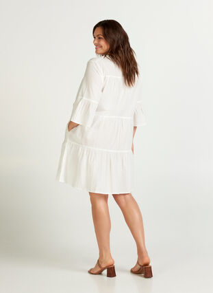 Kleid, Bright White, Model image number 1
