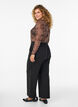 Lockere Hose mit Taschen, Schwarz, Model image number 1