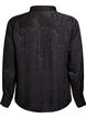 Bluse mit Ton-in-Ton Paisleymuster, Schwarz, Packshot image number 1