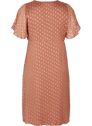 Kleid mit Wrap-Effekt und kurzen Ärmeln, Cobber, Packshot image number 1