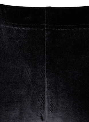 Leggings aus Velours, Black, Packshot image number 2