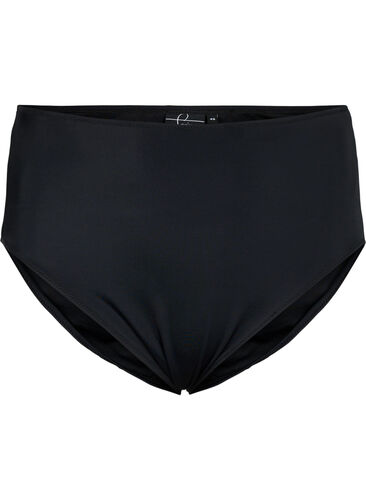Bikini-Hose mit hoher Taille, Black, Packshot image number 0