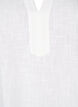 Tunika aus Baumwolle mit V-Ausschnitt, Weiß, Packshot image number 2