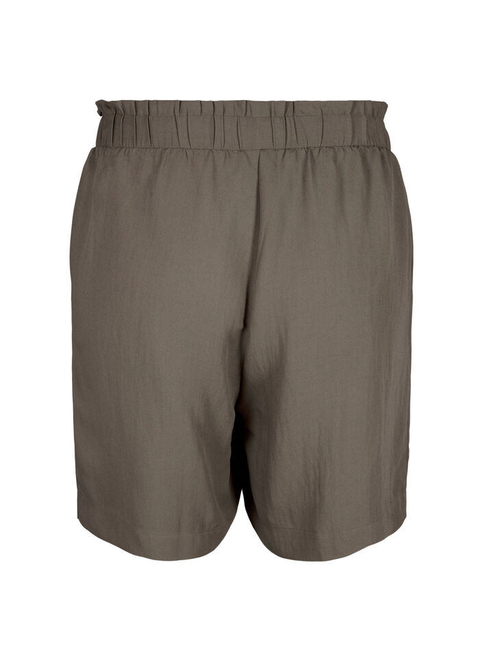 Lockere kurze Hose aus Viskose, Chocolate Chip, Packshot image number 1