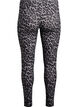 Viskose Leggings mit Leopardendruck, Grau, Packshot image number 1