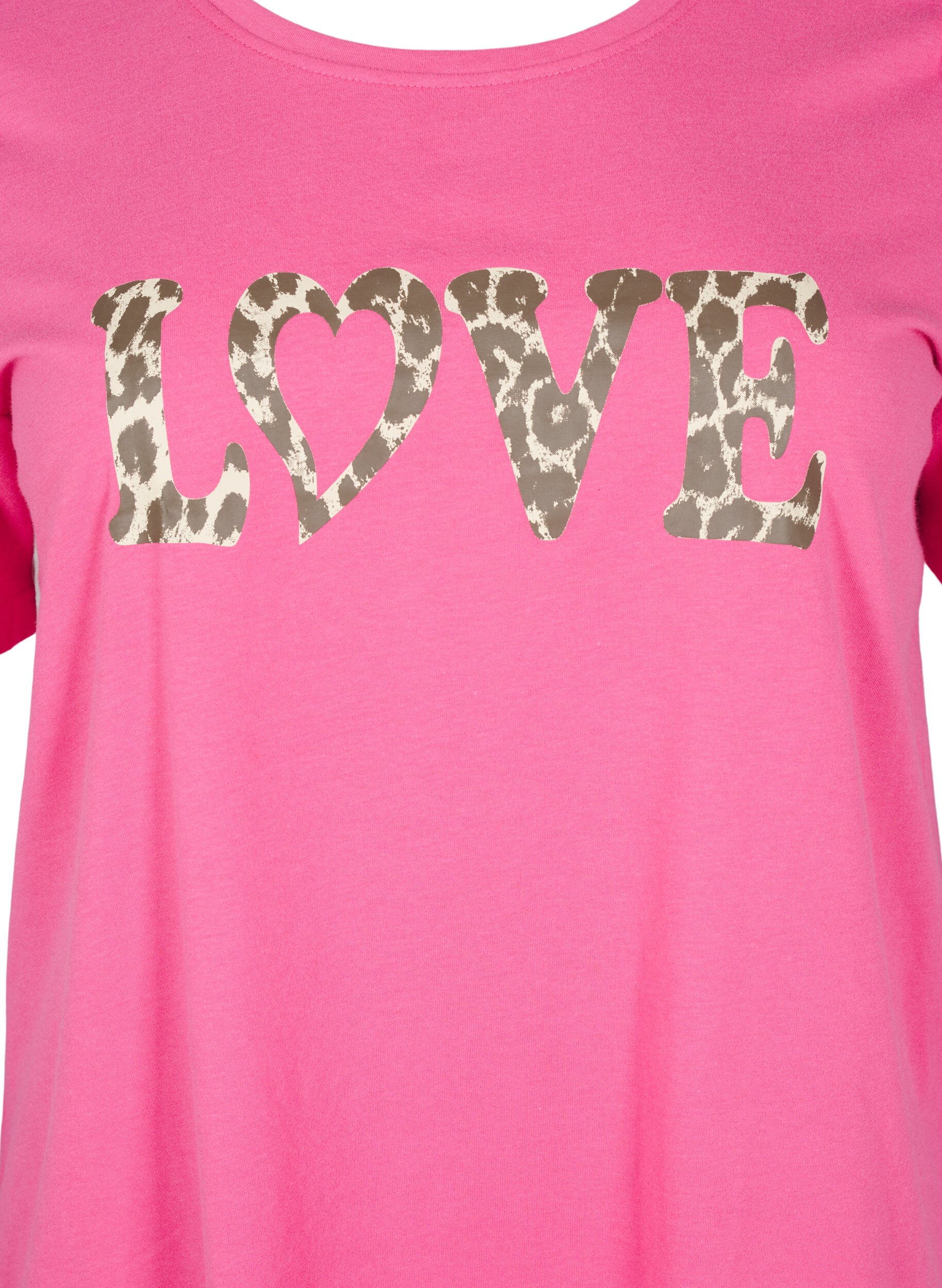 Zizzi FLASH - T-Shirt mit Print, Pink, Packshot image number 2