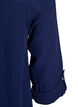 Bluse aus Baumwollmusselin mit Lochstickerei, Blau, Packshot image number 3