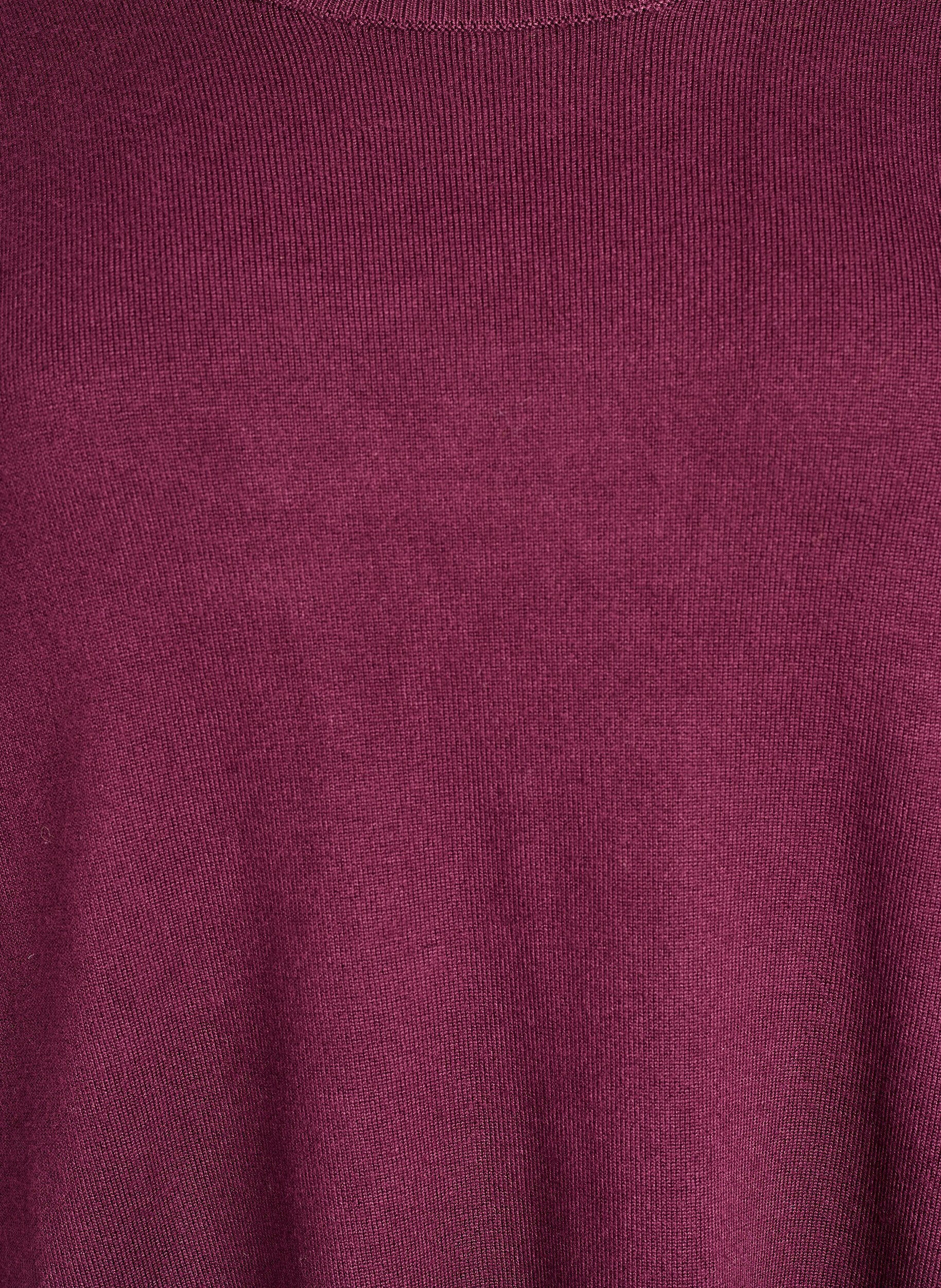 ZizziStrickbluse mit seitlichen Kn&ouml;pfen, Rot, Packshot image number 2