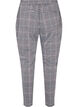 Cropped Hose Maddison mit Karomuster, Black Check, Packshot image number 1