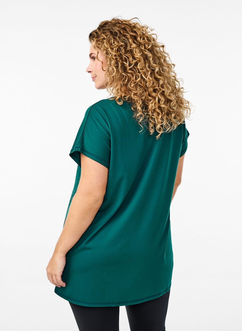 Langes Trainingsshirt, Gr&uuml;n, Model image number 2