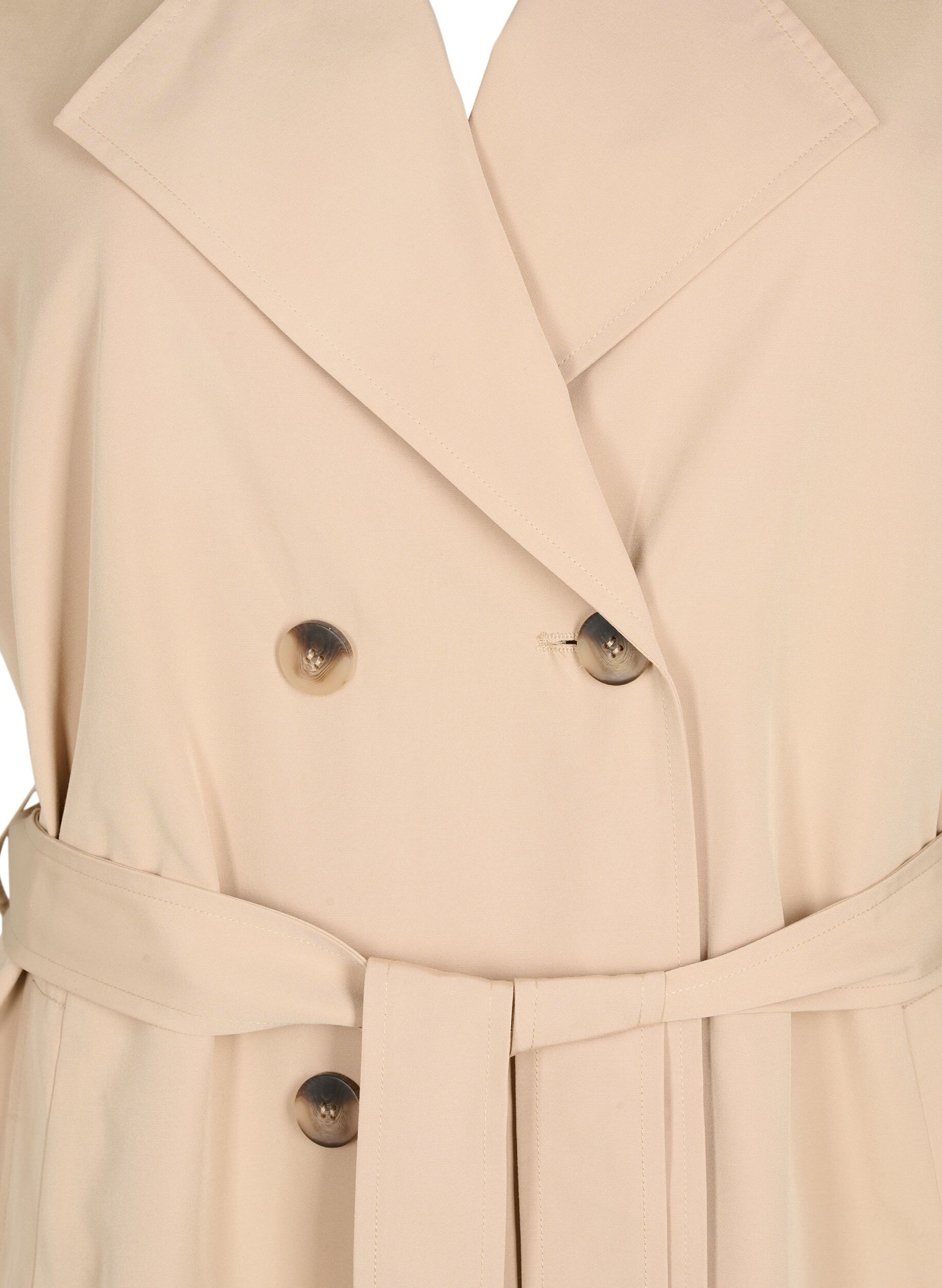 Zizzi Lange Weste mit G&uuml;rtel, Nomad, Packshot image number 2