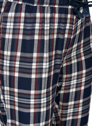 Karierte Schlafanzughose aus Baumwolle, Navy Comb Check, Packshot image number 2