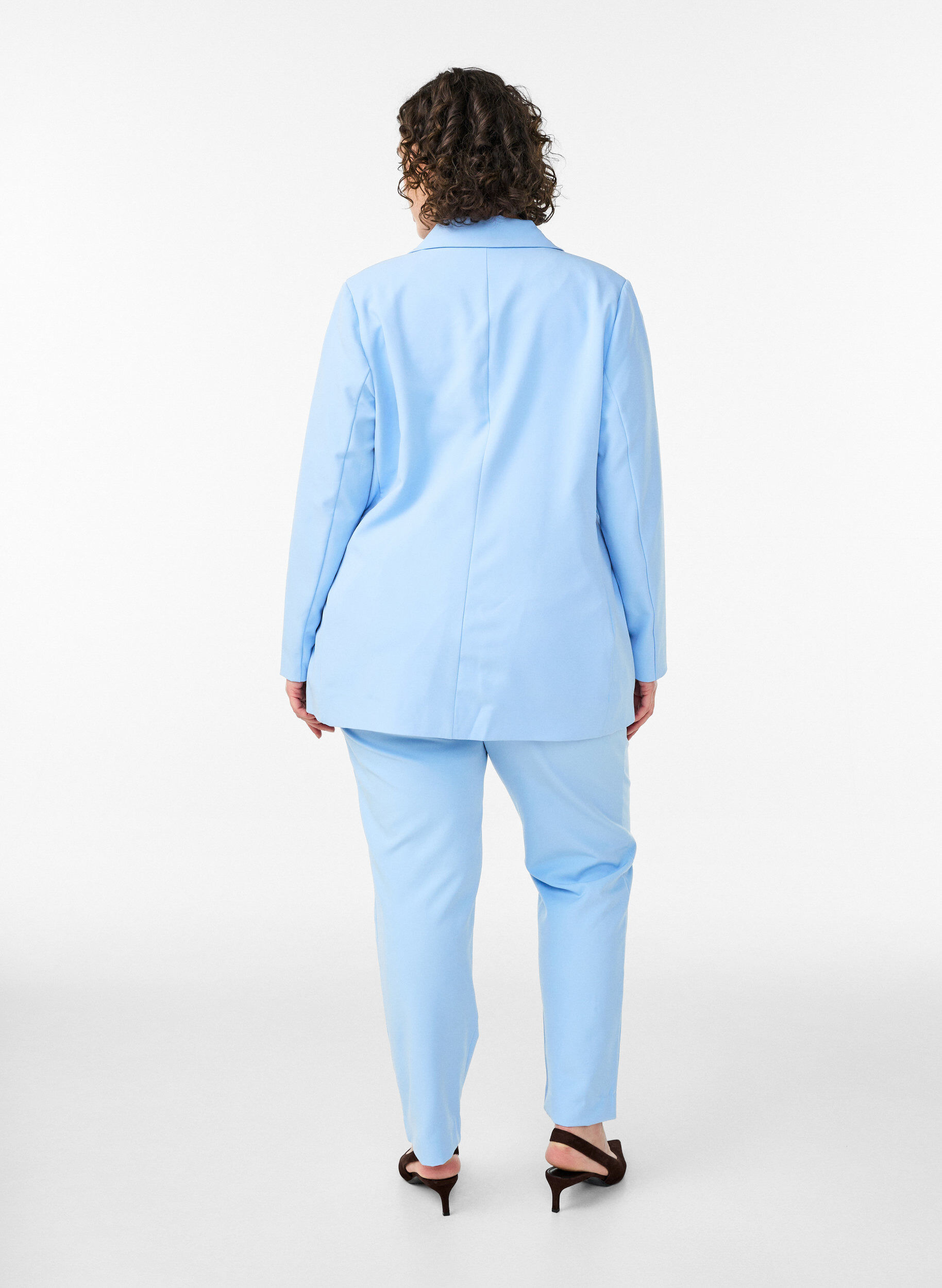 ZizziHose mit Taschen und geraden Beinen, Blau, Model image number 1