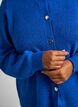 Strickjacke aus weichem Strick mit goldfarbenen Kn&ouml;pfen, T&uuml;rkis, Model image number 3