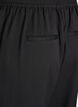 Weite Hose mit hoher Taille, Schwarz, Packshot image number 3