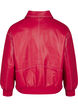 Bomberjacke aus Kunstleder, Rhythmic Red, Packshot image number 1