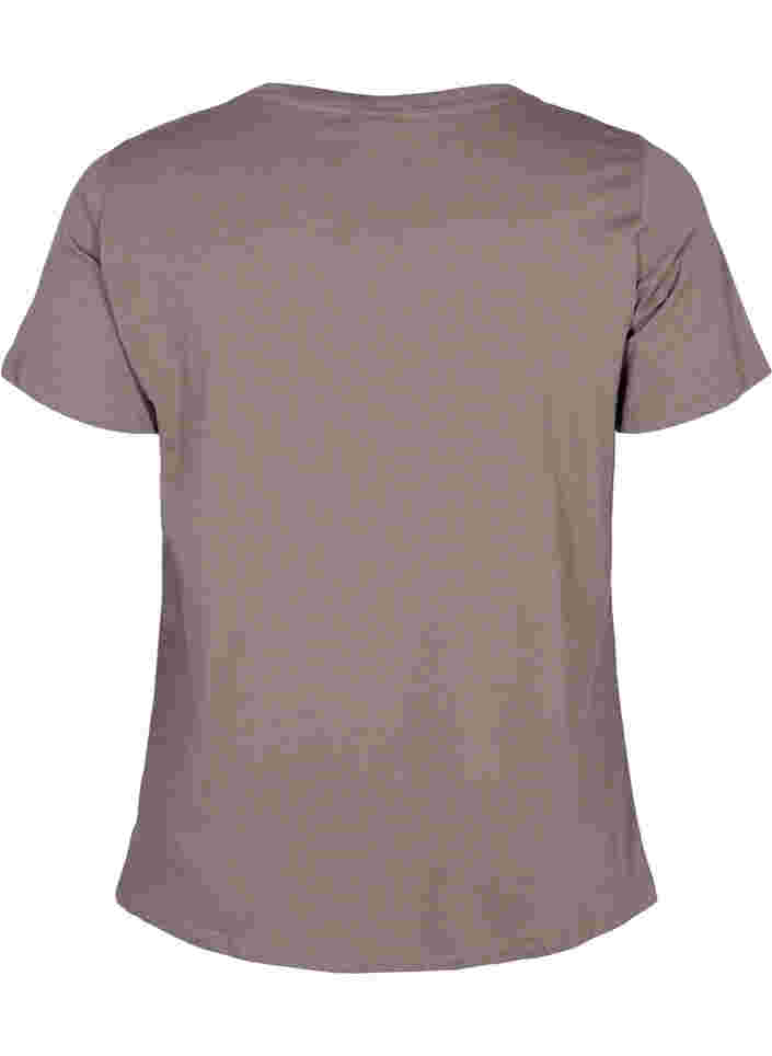 Baumwoll-T-Shirt mit zweifarbigem Logodruck, Falcon, Packshot image number 1