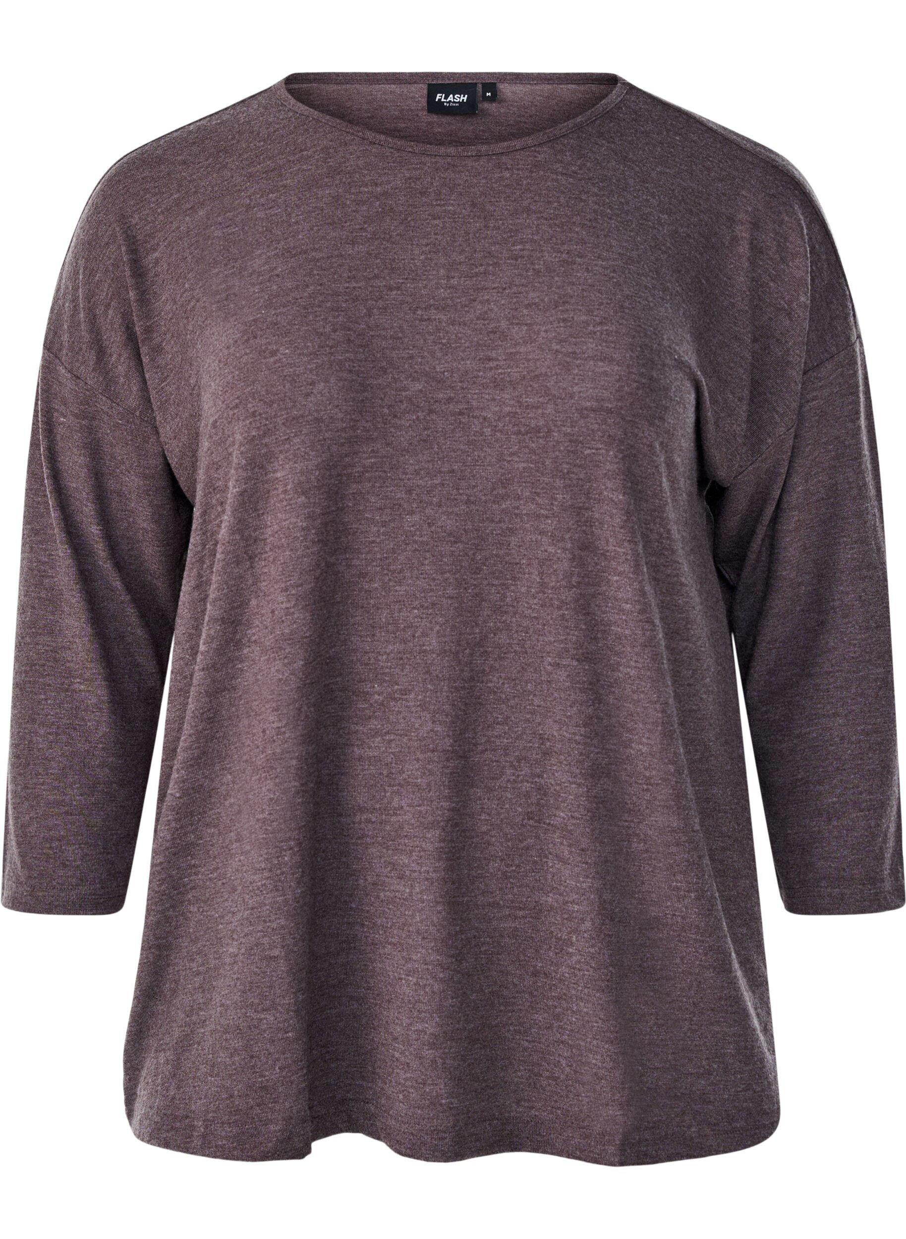 FLASH - Bluse aus Jersey mit 3/4-&Auml;rmeln