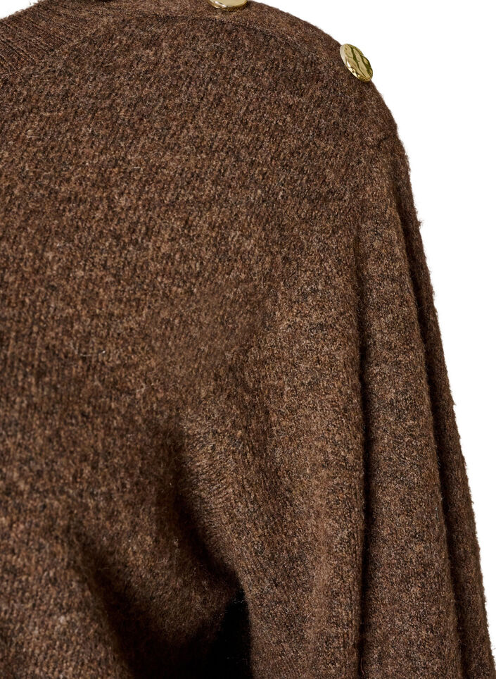 Strickbluse mit Knopfleiste, 0890, Packshot image number 2