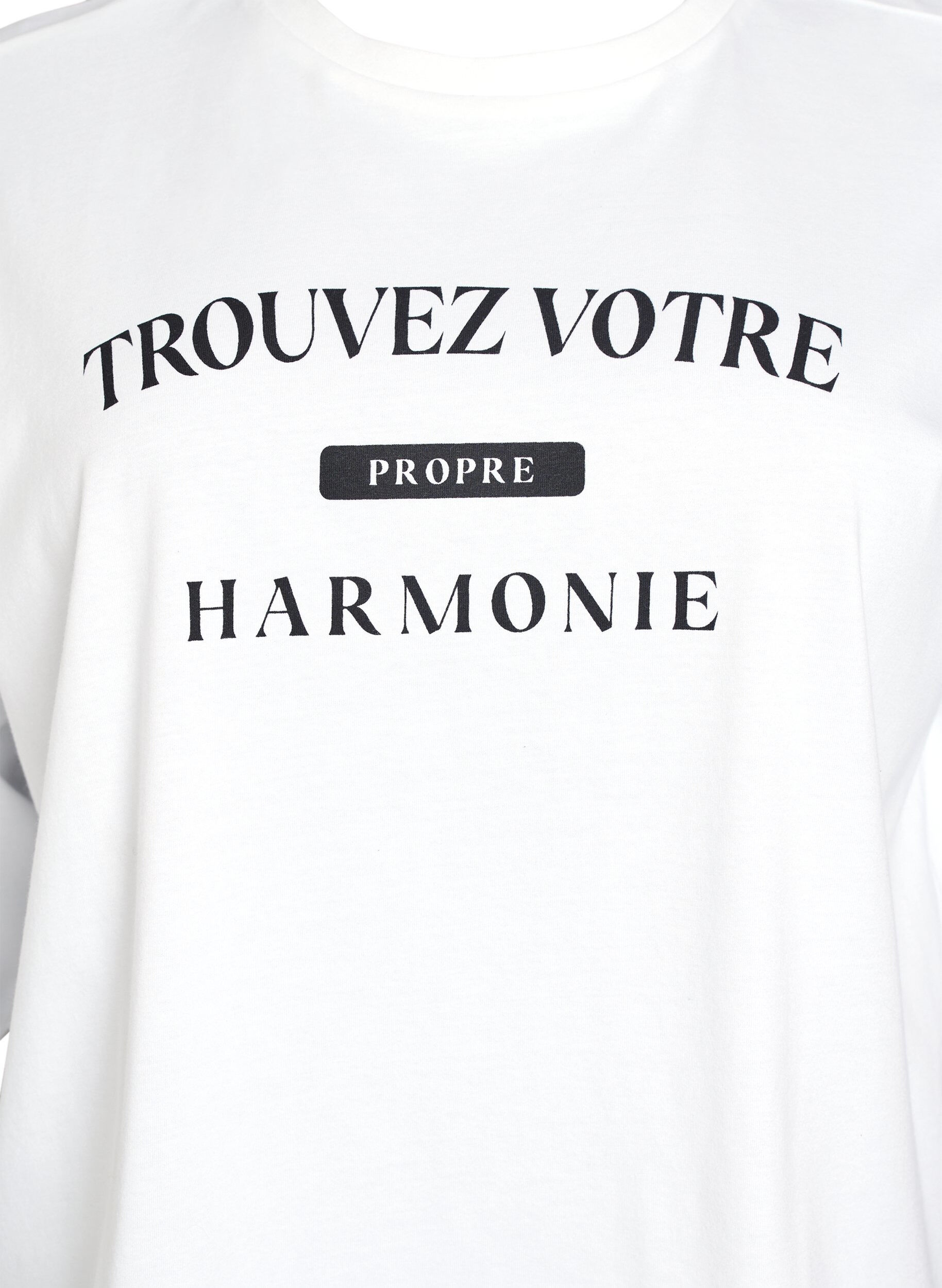 Zizzi Kurzes T-Shirt mit Lockere Passform, Wei&szlig;, Packshot image number 2