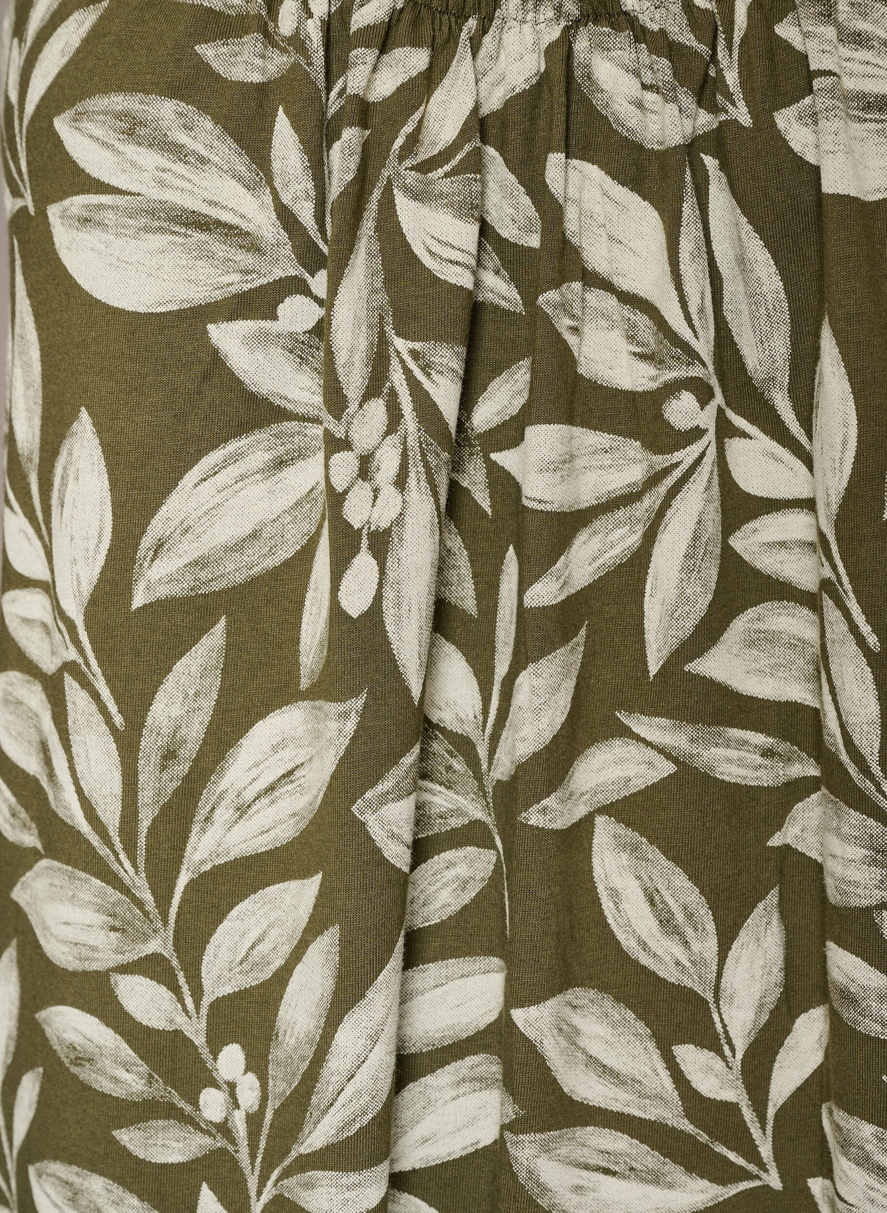 ZizziMidi-Tr&auml;gerkleid aus Bio-Baumwolle, Gr&uuml;n, Packshot image number 2