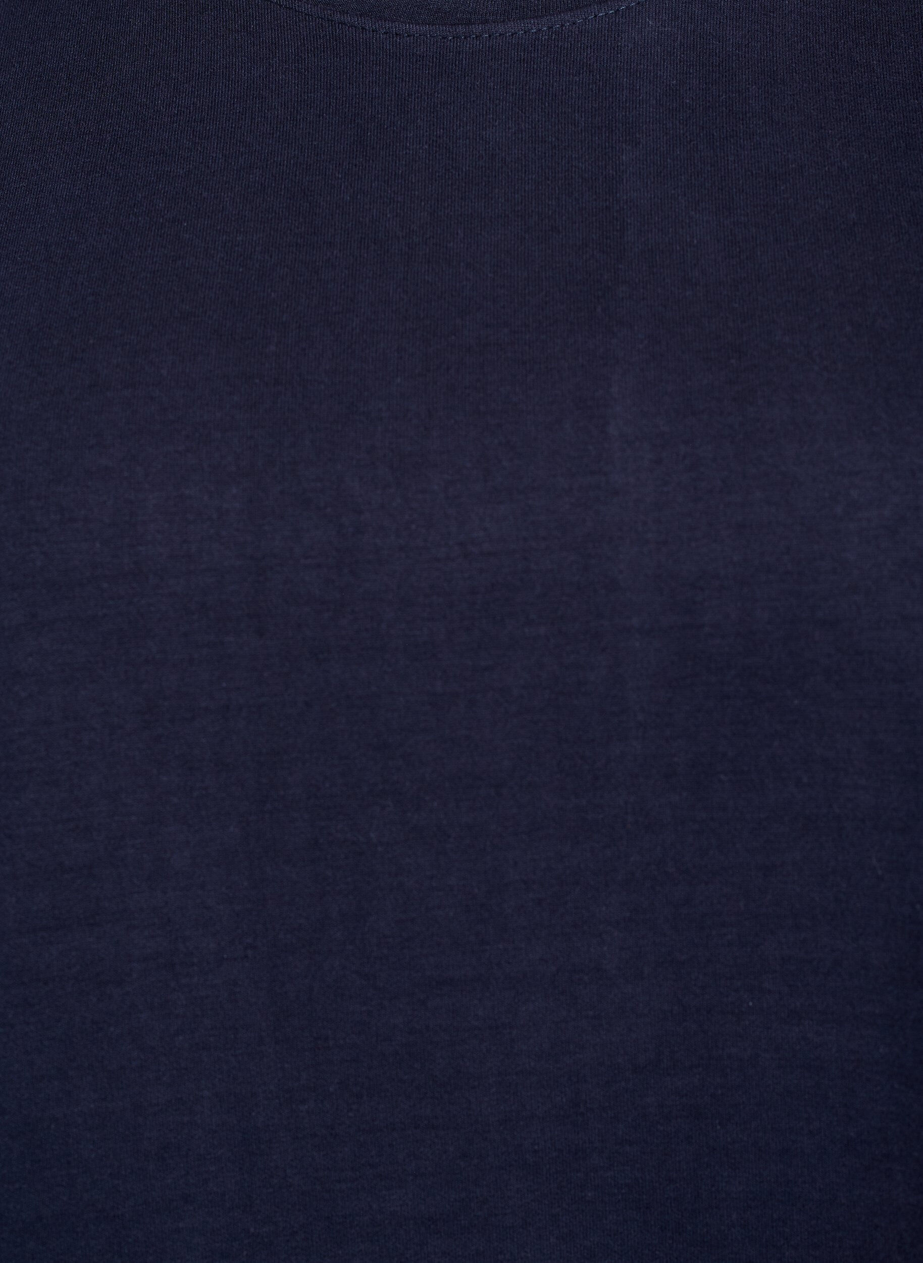 Zizzi Sweatshirt mit Rundhalsausschnitt, Blau, Packshot image number 2