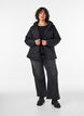 Leicht wattierte Jacke mit Rautensteppung, Schwarz, Model image number 1