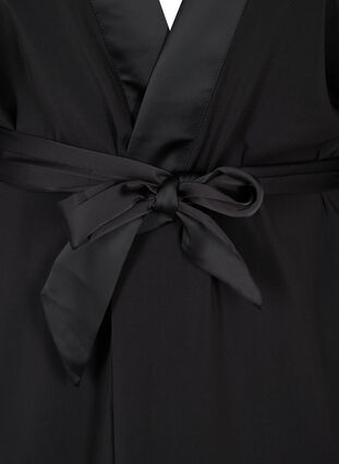 Kimono mit Bindeband, Black, Packshot image number 2