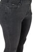 Cropped Amy Jeans mit Rei&szlig;verschluss, Grau, Packshot image number 2