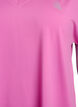 Lockeres Trainings-T-Shirt mit V-Ausschnitt, Pink, Packshot image number 2
