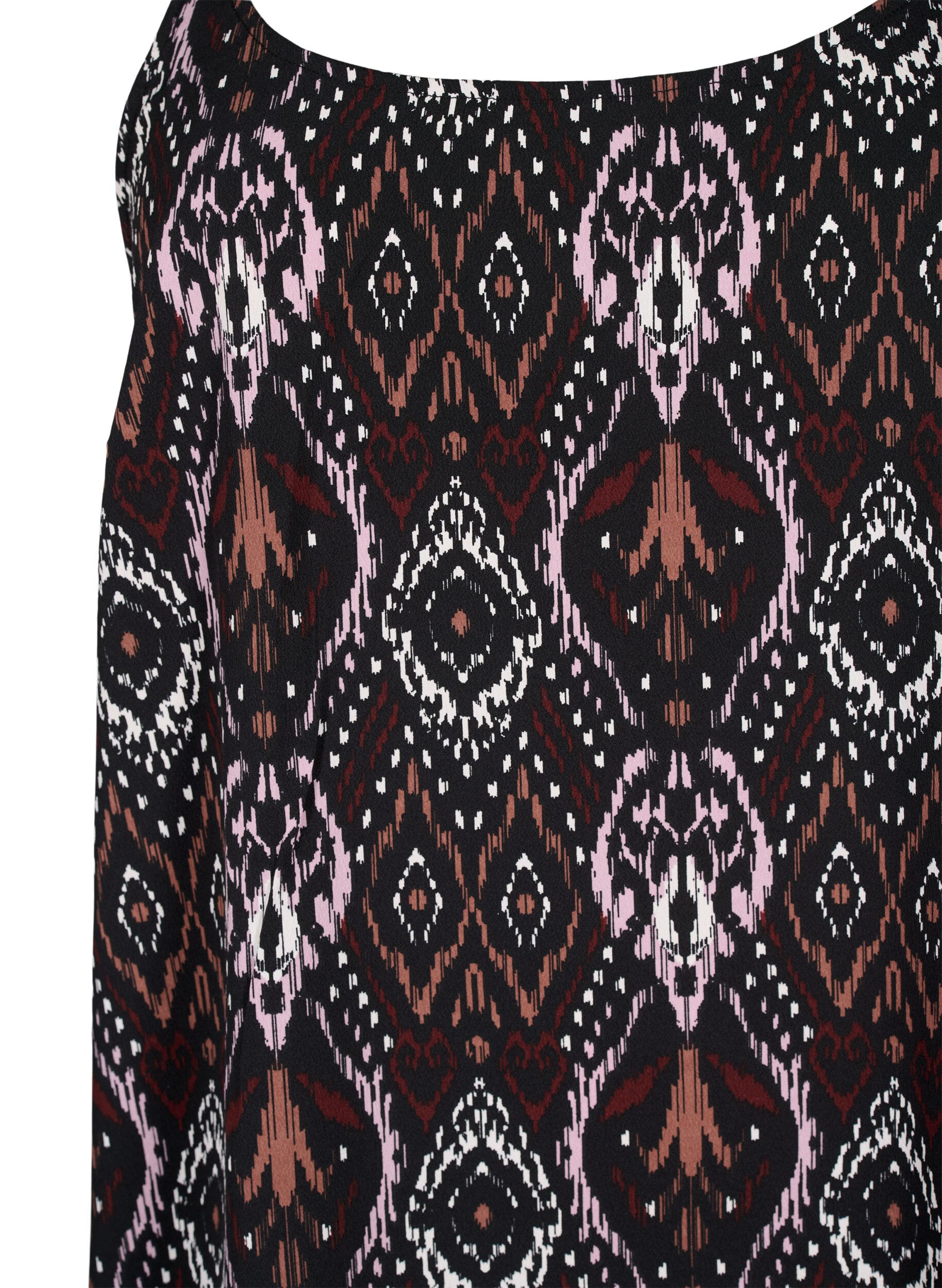 Zizzi FLASH - Top mit Print, Black Rose Ethnic, Packshot image number 2