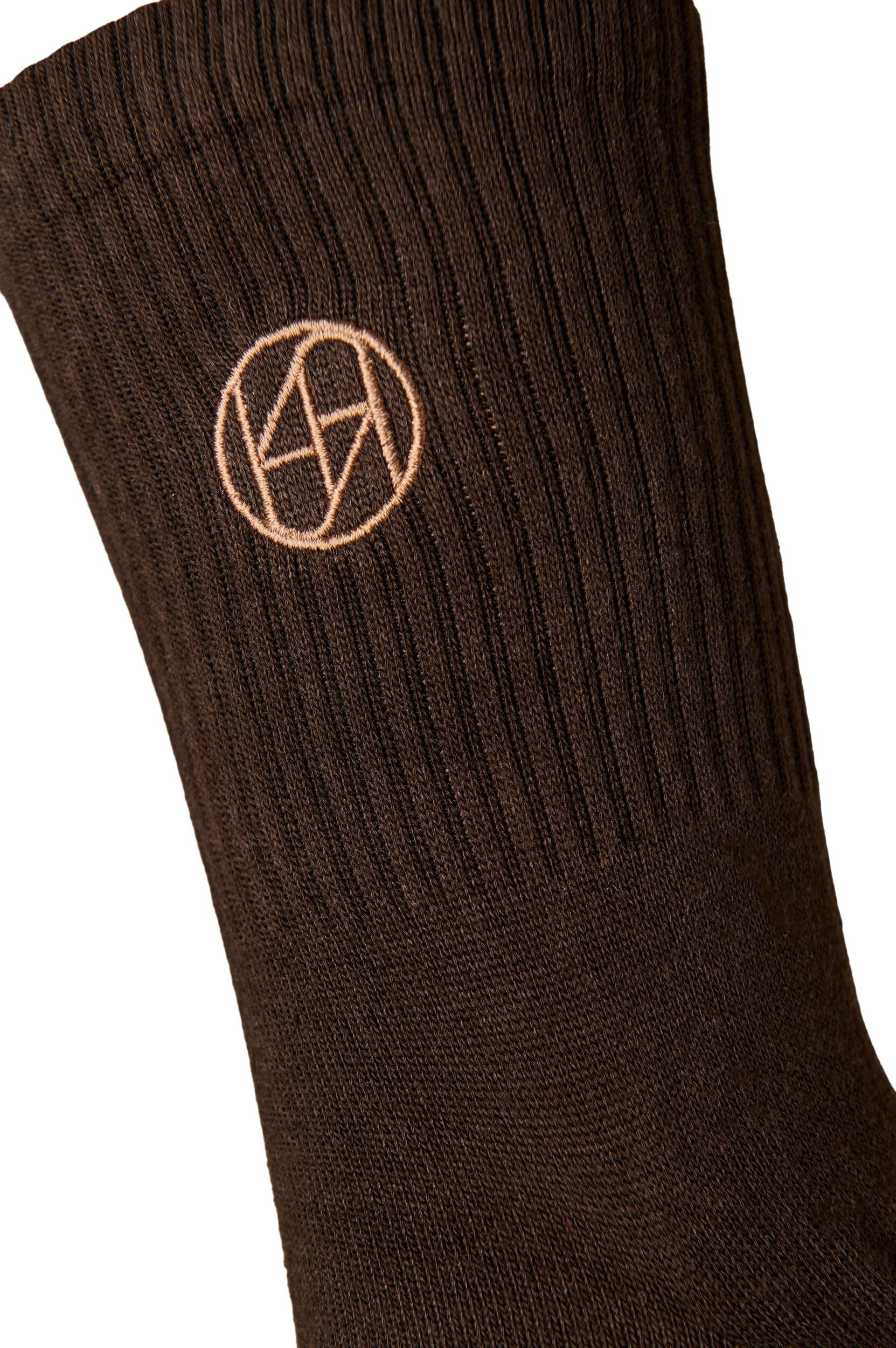 Zizzi 3er-Pack Sportsocken mit Logo, Braun, Packshot image number 4